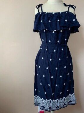 A:glow Embroidered Off The Shoulder Dress